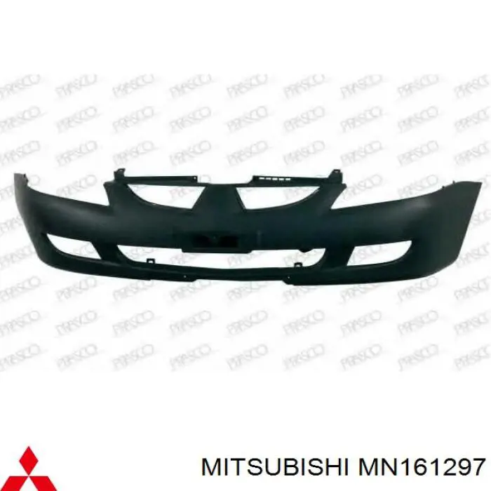 MN161297 Mitsubishi Бампер передній в зборі