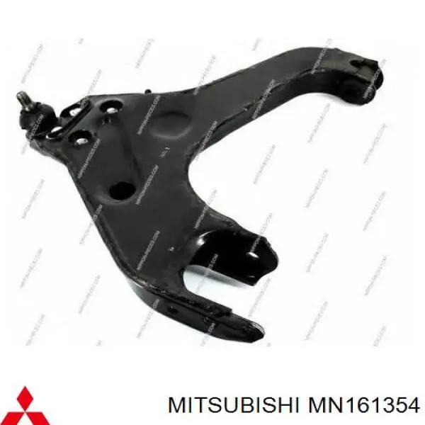 Важіль передньої підвіски нижній, правий MMB860382 Mitsubishi