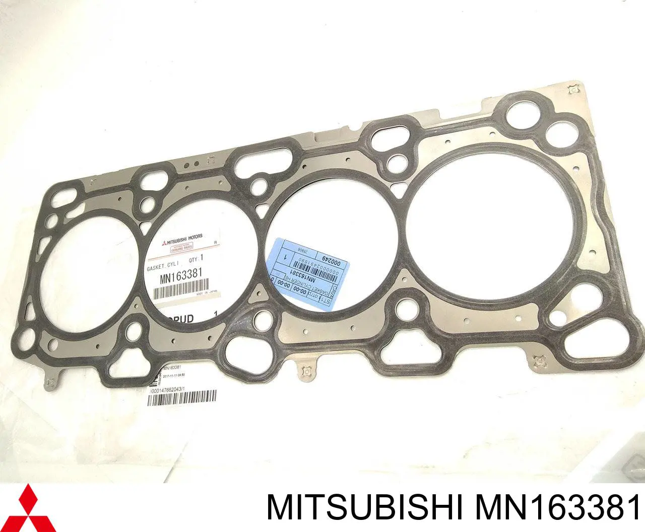 MN163381 Mitsubishi прокладка головки блока циліндрів (гбц)