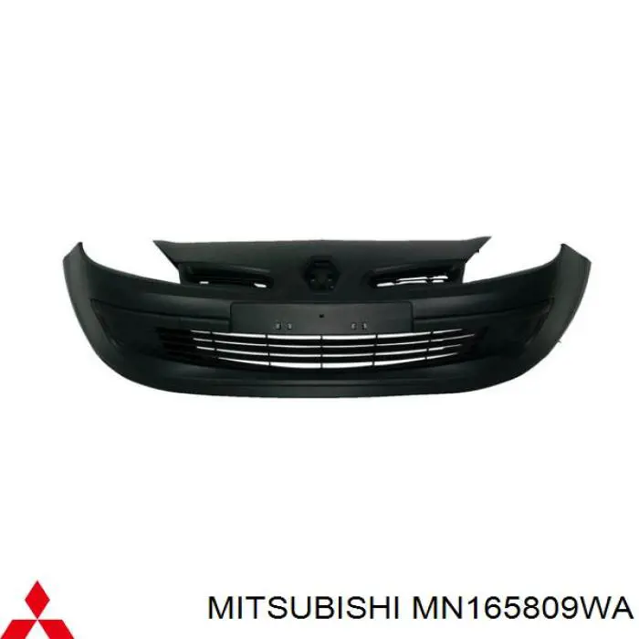 MN161540BA Chrysler Бампер передній в зборі