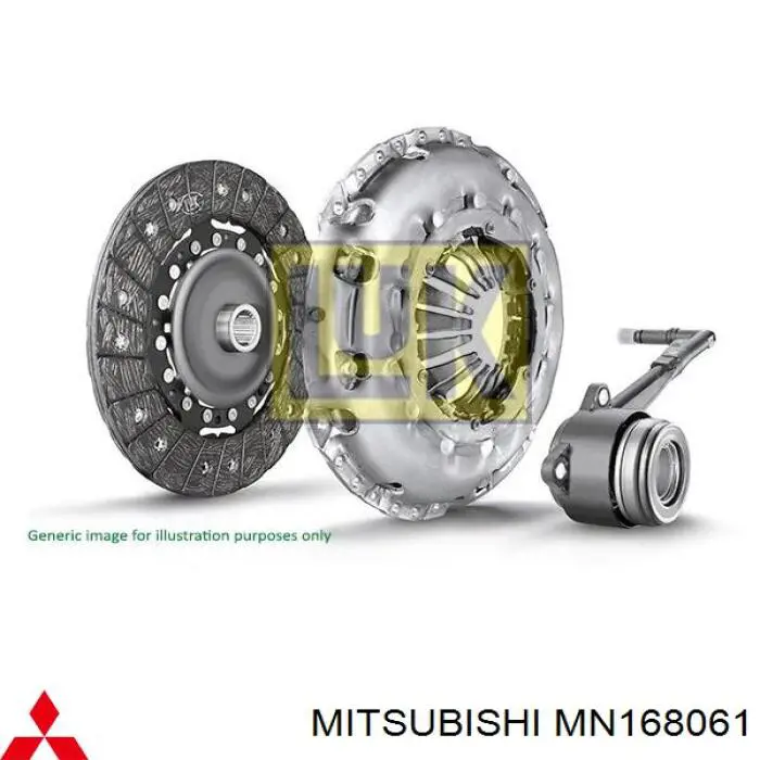 Зчеплення Mitsubishi MN168061 ціна, від 53.65 USD