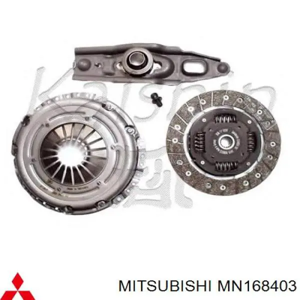 Купити MN168403 Mitsubishi Комплект зчеплення (диск, корзина, підшипник)