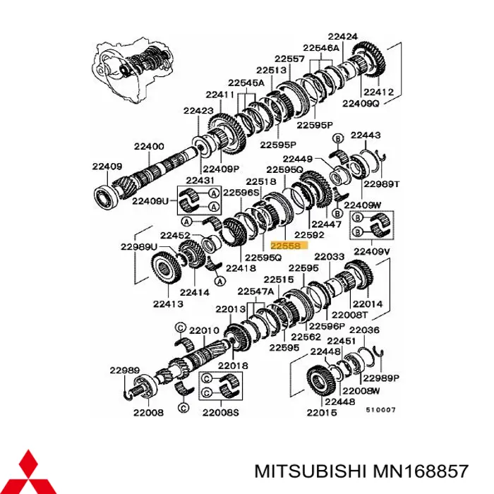  MN168857 Mitsubishi