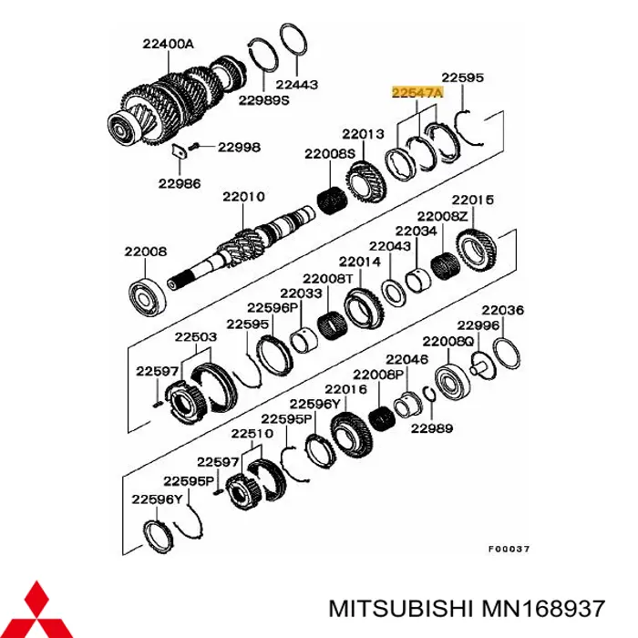  MN168937 Mitsubishi