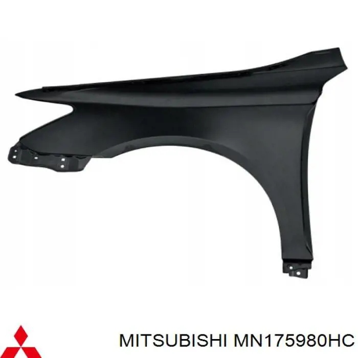 Обід (окантовка) фари противотуманної задньої, правий Mitsubishi MN175980HC ціна, від 14.89 USD