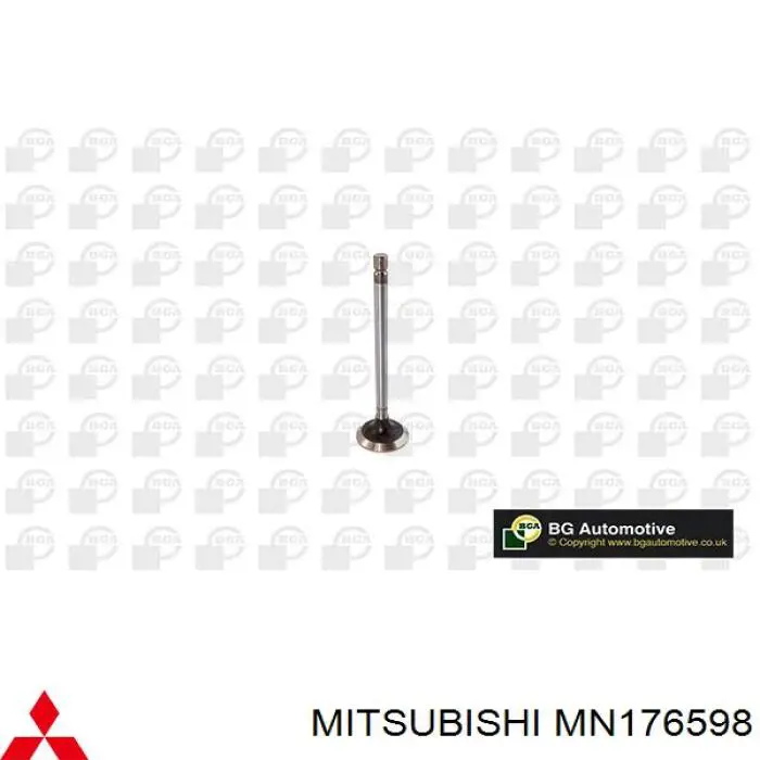 Клапан випускний MN176598 Mitsubishi