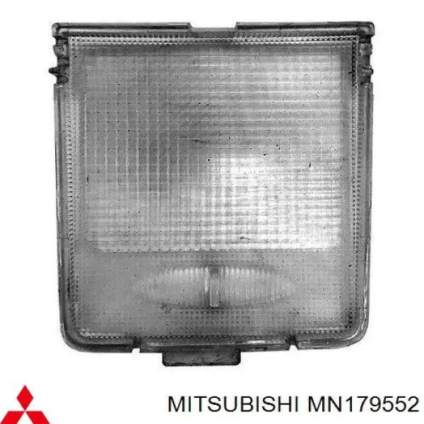 Скло плафона освітлення салона/кабіни Mitsubishi MN179552 ціна, від 4.81 USD