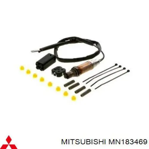 MN183469 Mitsubishi лямбда-зонд, датчик кисню до каталізатора, лівий