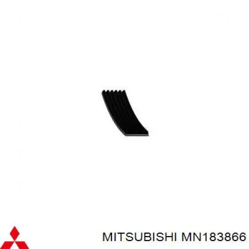 Ремінь генератора MN183866 Mitsubishi