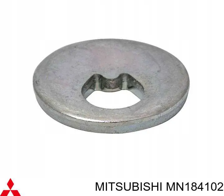 Купити MN184102 Mitsubishi Шайба болта кріплення заднього нижнього важеля, внутрішня