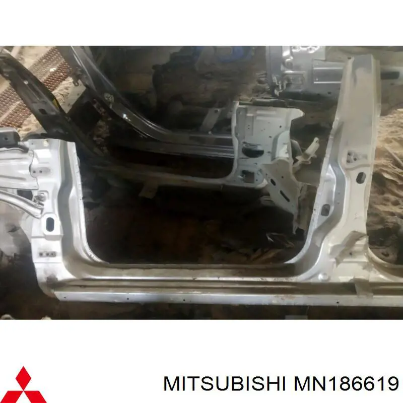Поріг зовнішній лівий Mitsubishi MN186619 ціна, від 88.69 USD