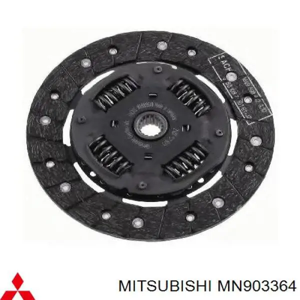Зчеплення Mitsubishi MN903364 ціна, від 31.50 USD