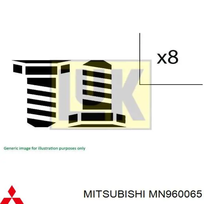 Маховик двигуна Mitsubishi Colt 6 (Z3A) (Міцубісі Кольт)