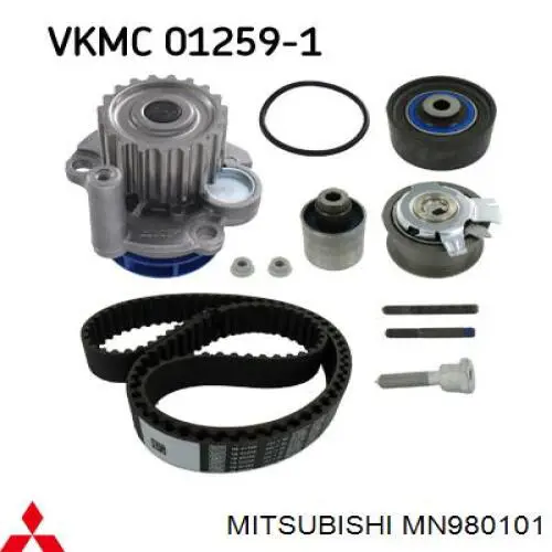 MN980101 Mitsubishi Ролик натягувач