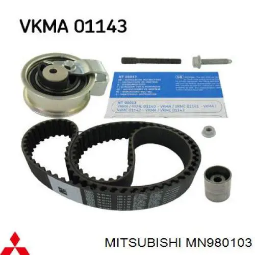 Комплект ГРМ MN980103 Mitsubishi