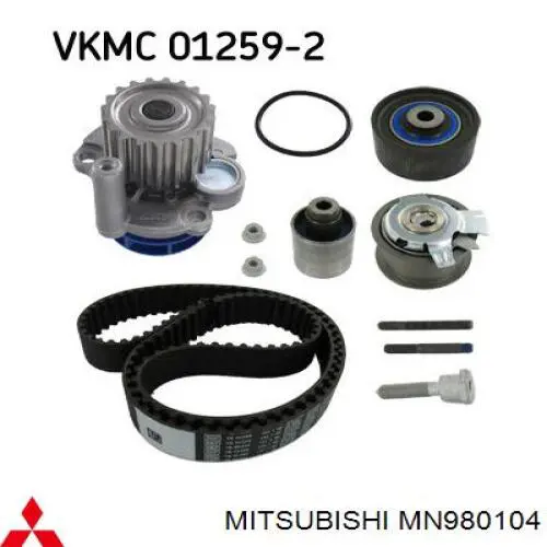 Купити MN980104 Mitsubishi Ролик паразитний ГРМ