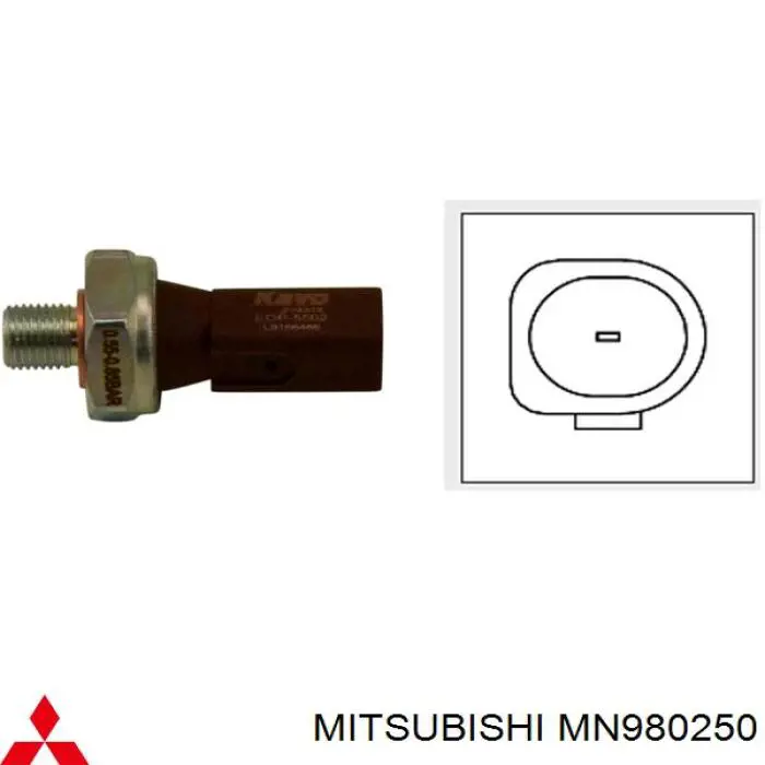 Датчик тиску масла MN980250 Mitsubishi