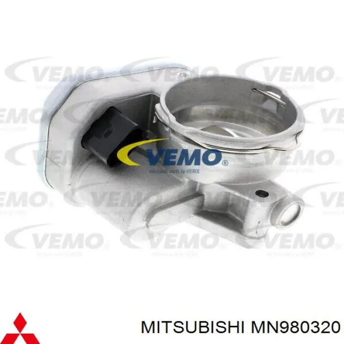 MN980320 Mitsubishi Дросільна заслінка в зборі