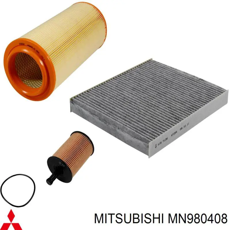 Масляний фільтр двигуна Mitsubishi MN980408 ціна, від 5.19 USD