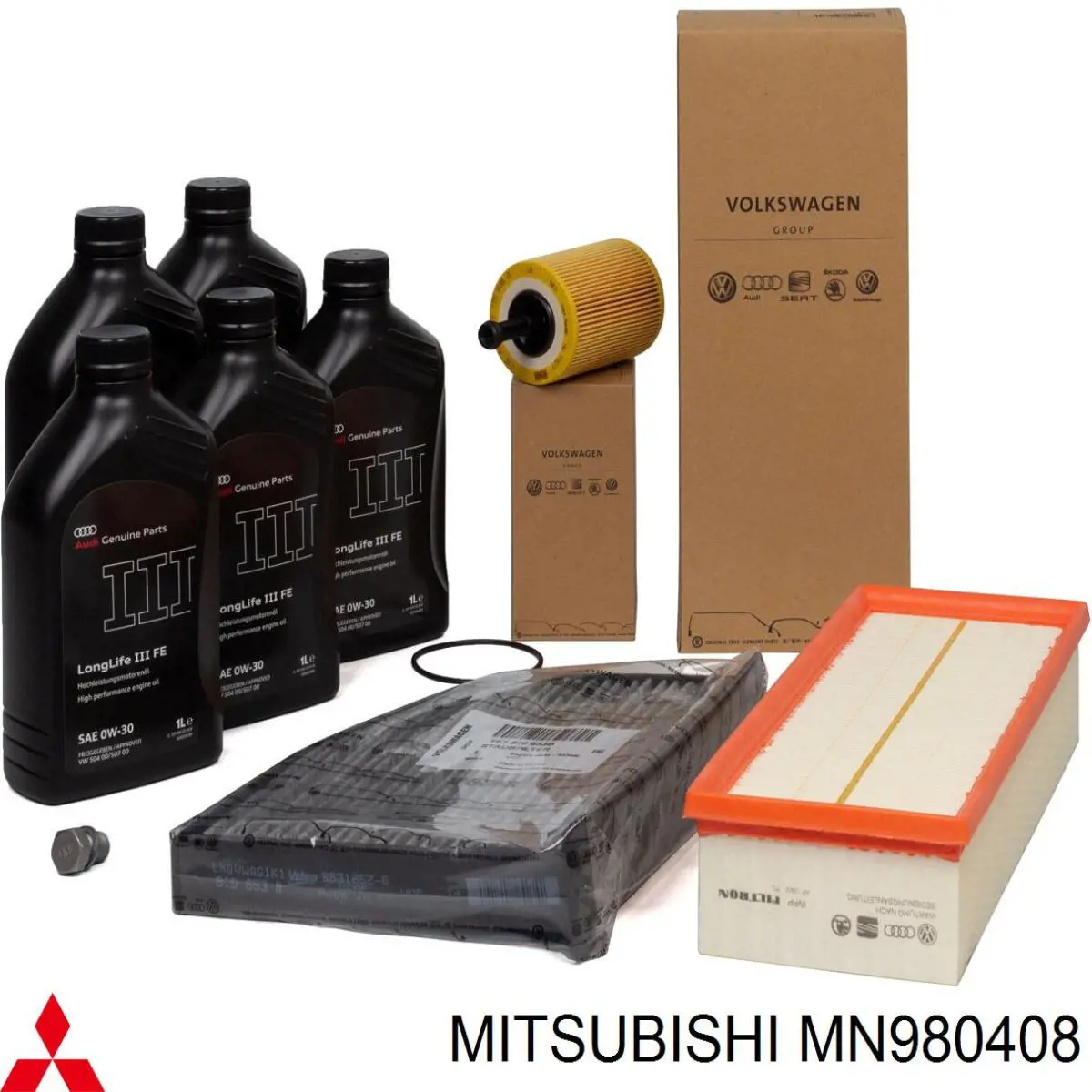 Масляний фільтр MN980408 Mitsubishi