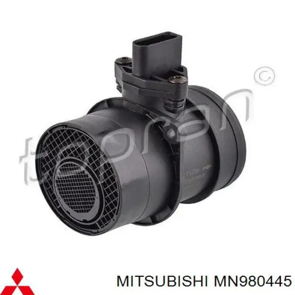 MN980445 Mitsubishi датчик потоку (витрати повітря, витратомір MAF - (Mass Airflow))