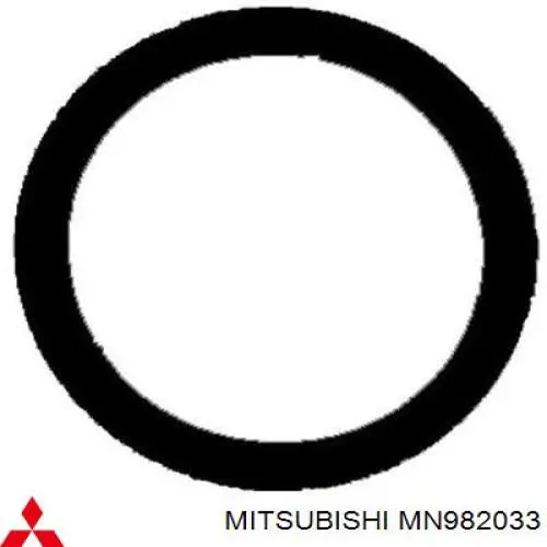MN982033 Mitsubishi прокладка клапанної кришки двигуна, кільце