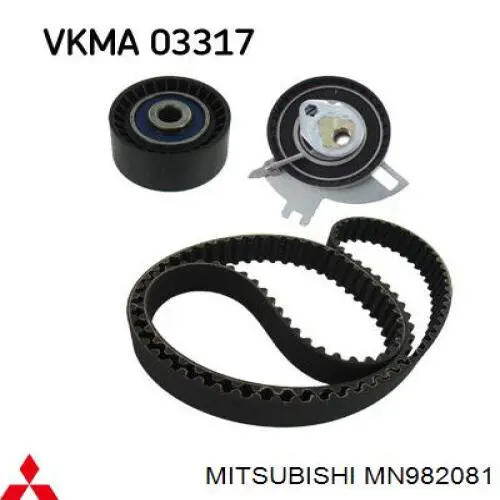 Болт колінвалу MN982081 Mitsubishi