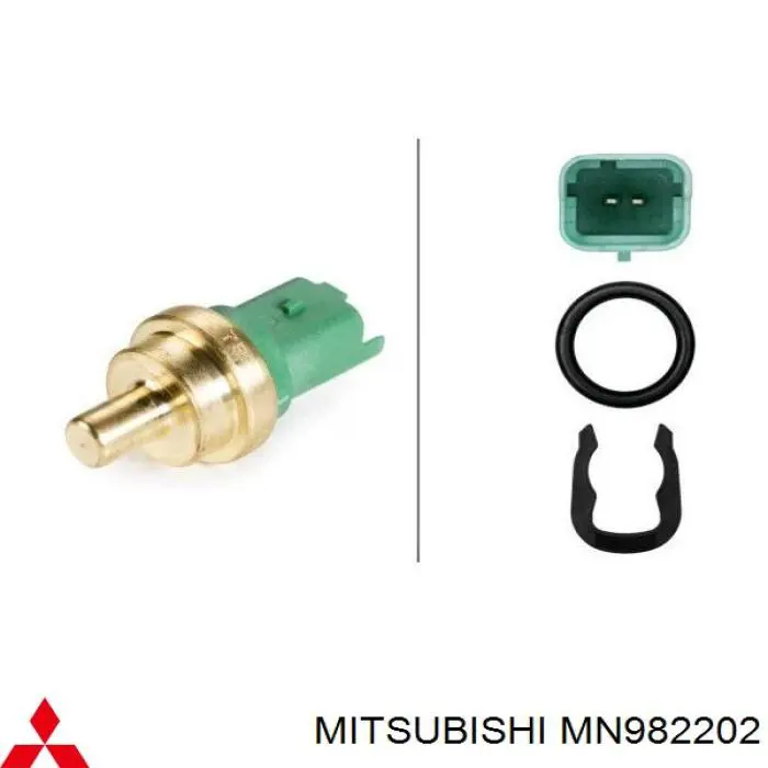 Купити MN982202 Mitsubishi Датчик температури охолоджуючої рідини