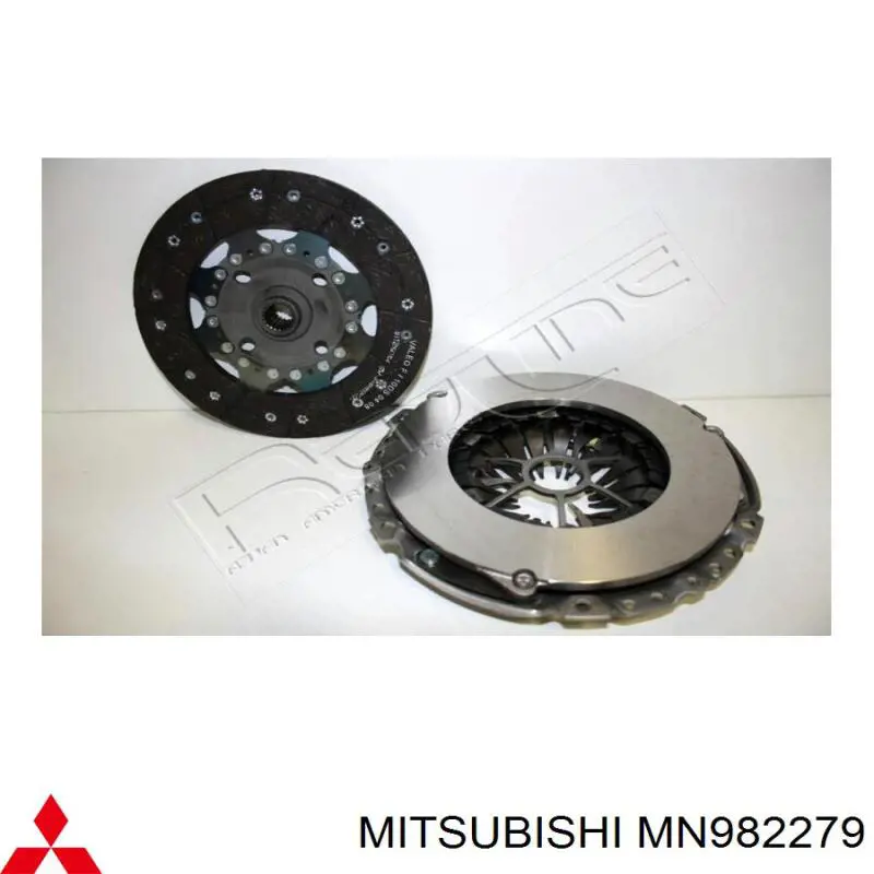 Купити MN982279 Mitsubishi Комплект зчеплення (диск, корзина, підшипник)