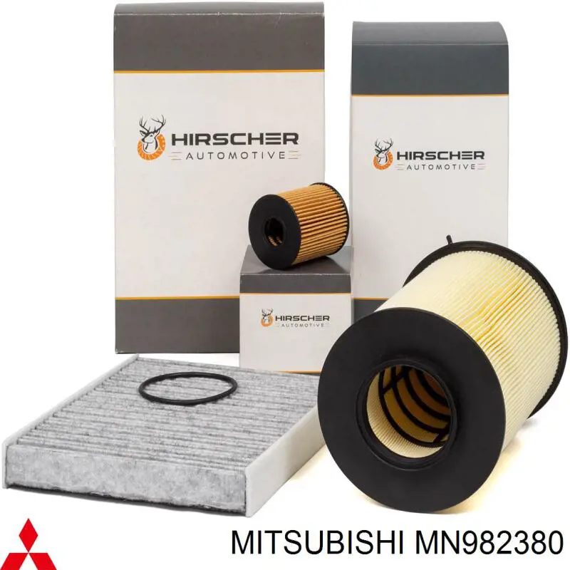 Масляний фільтр двигуна Mitsubishi MN982380 ціна, від 6.22 USD