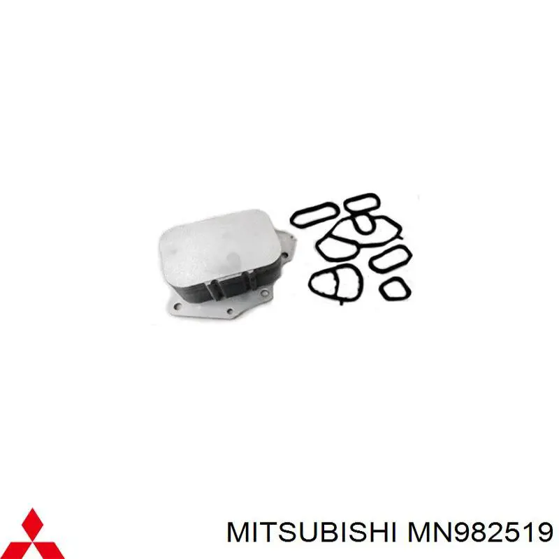 Корпус масляного фільтра Mitsubishi MN982519 ціна, від 18.41 USD