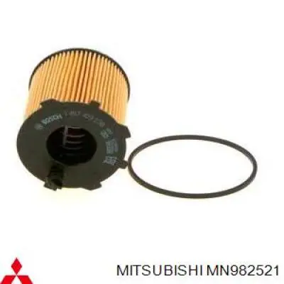 Масляний фільтр двигуна Mitsubishi MN982521 ціна, від 8.29 USD