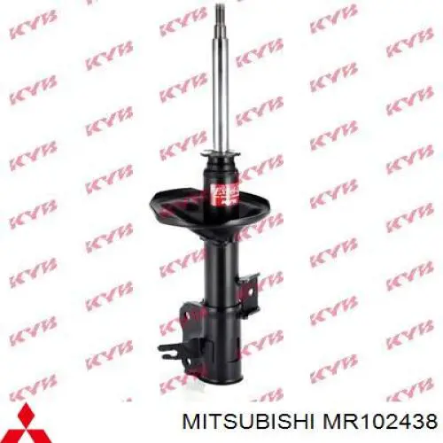 MR102438 Mitsubishi амортизатор передній, лівий