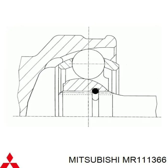 Купити MR111366 Mitsubishi Шарнір приводу зовнішній