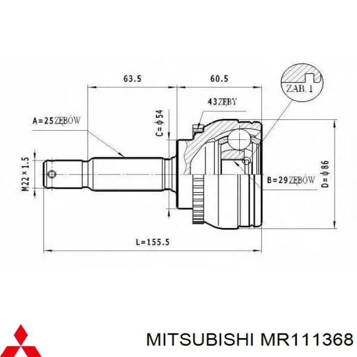  MR111368 Mitsubishi