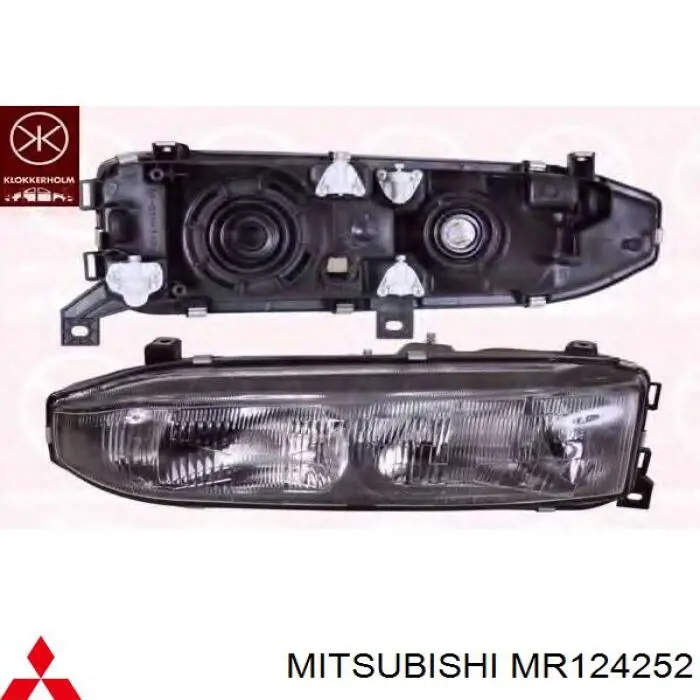 Купити MR124252 Mitsubishi Права блок фара