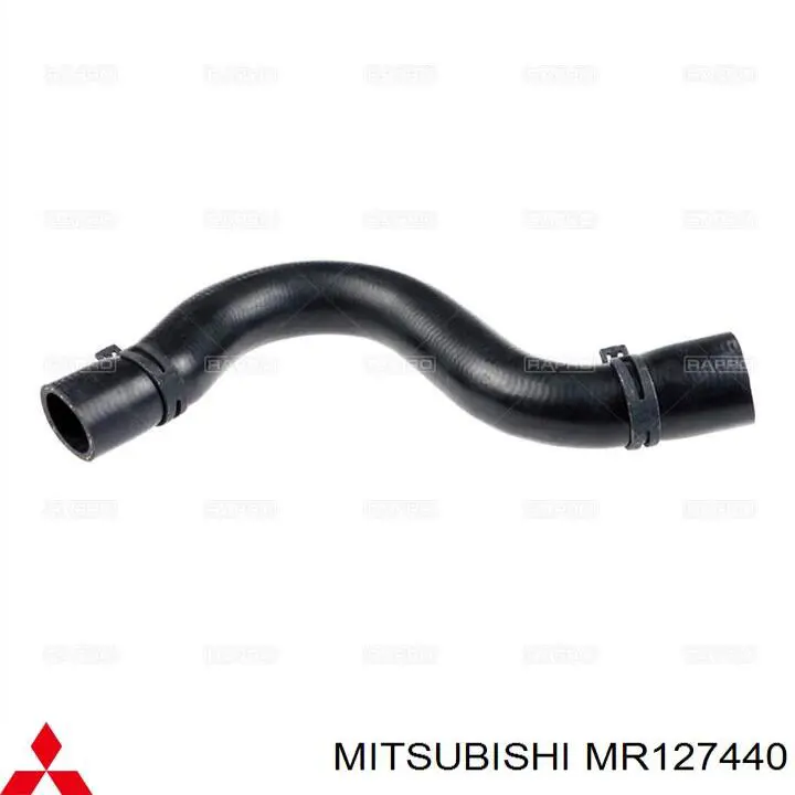 MR127440 Mitsubishi Шланг/патрубок радіатора охолодження, нижній