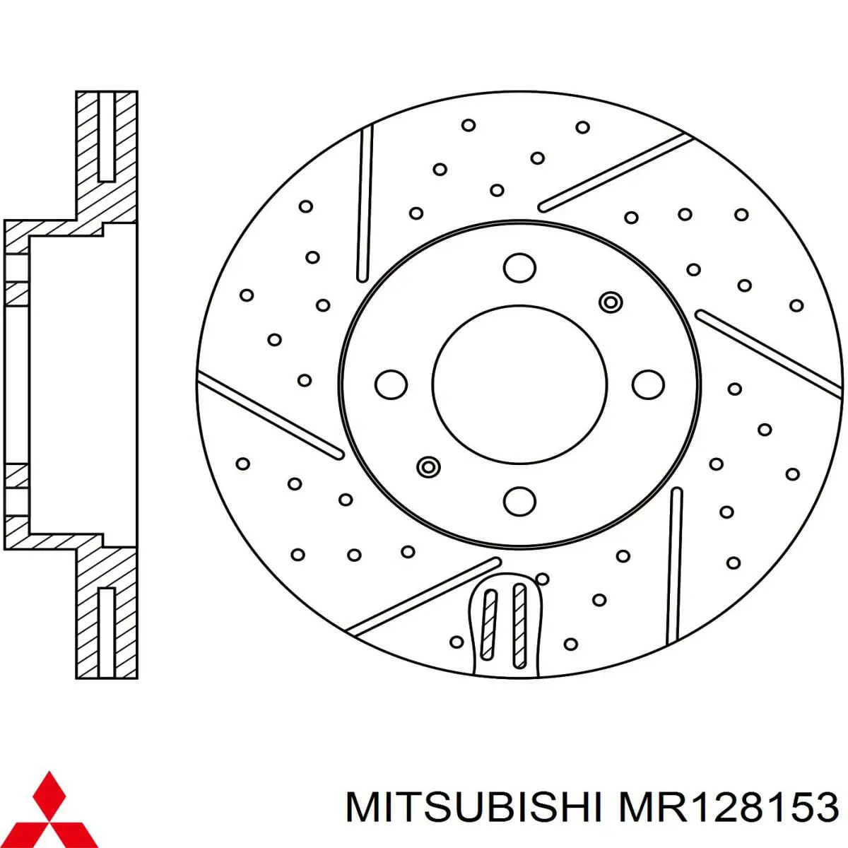 Купити MR128153 Mitsubishi Ротор гальмівний