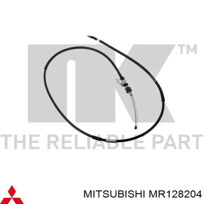 Купити MR128204 Mitsubishi Трос ручного гальма задній, правий