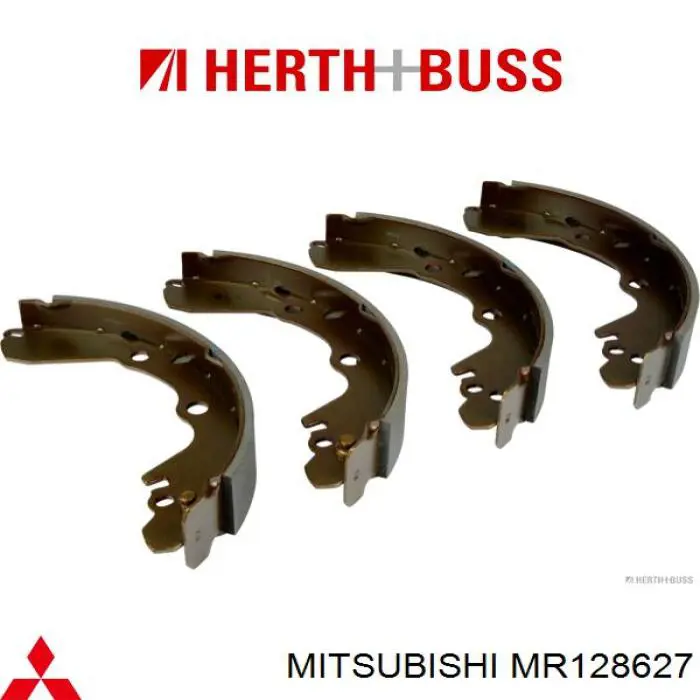 MR128627 Mitsubishi колодки гальмові задні, барабанні