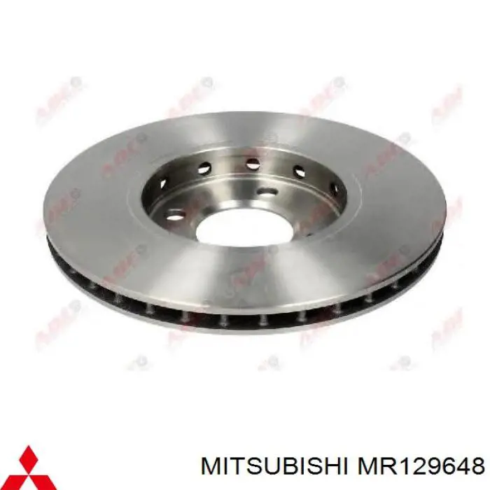 Гальмівні диски передні MR129648 Mitsubishi