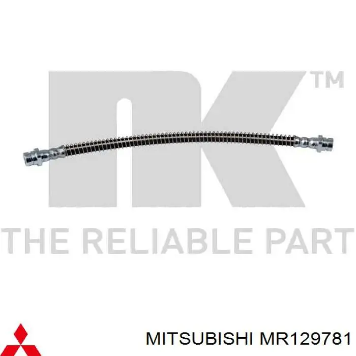MR129781 Mitsubishi Гнучка гальмівна трубка передня