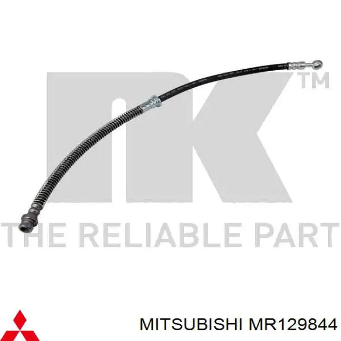 Шланг гальмівний передній Mitsubishi MR129844 ціна, від 11.69 USD