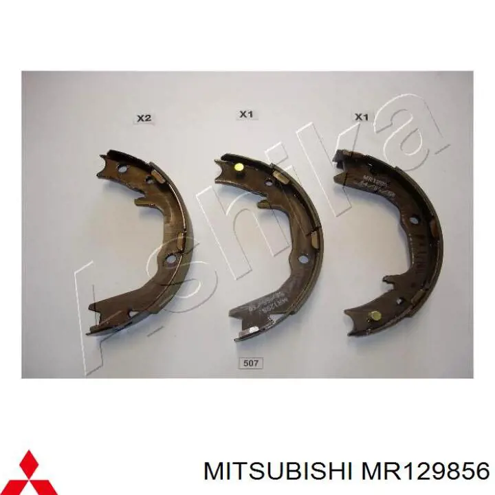MR129856 Mitsubishi колодки гальмові задні, барабанні