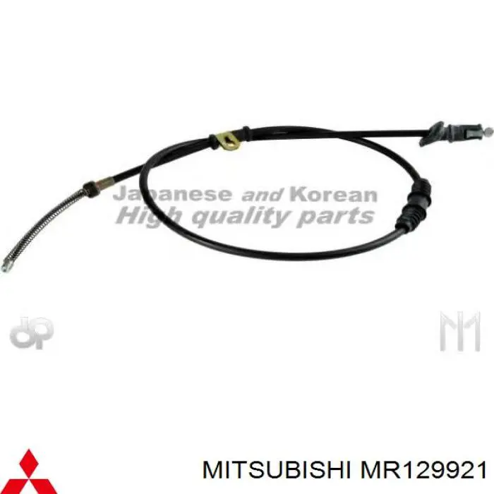 Трос стоянкового гальма задній лівий Mitsubishi MR129921 ціна, від 15.57 USD