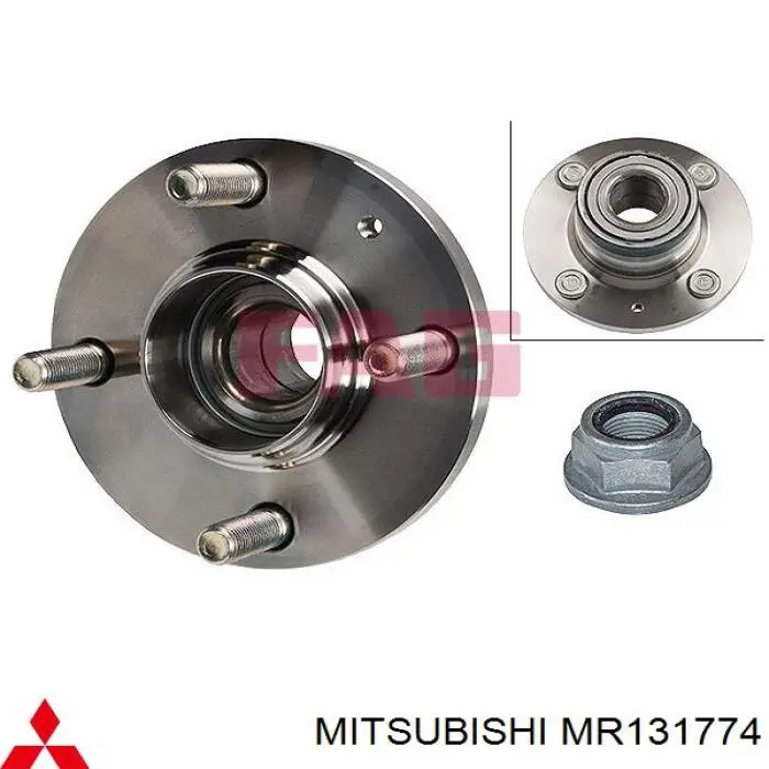 Маточина задня MR131774 Mitsubishi