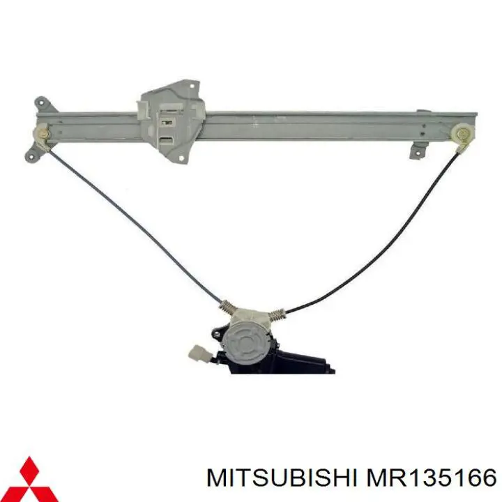 MR135166 Mitsubishi Механізм склопідіймача дверей передніх, правих