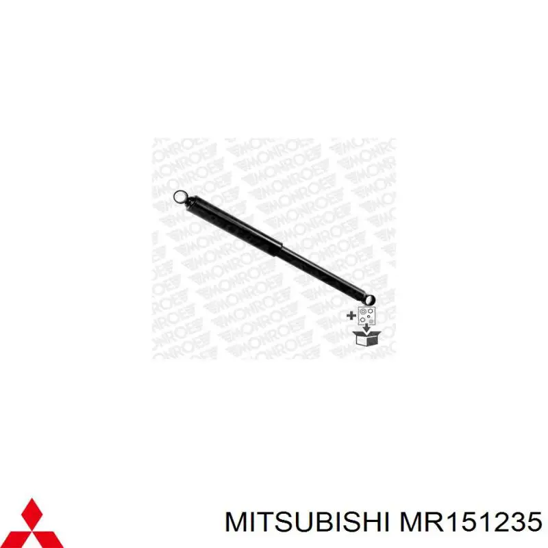 Амортизатор задній Mitsubishi MR151235 ціна, від 18.50 USD