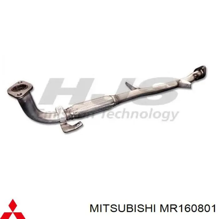MR160801 Mitsubishi Штани глушника передні