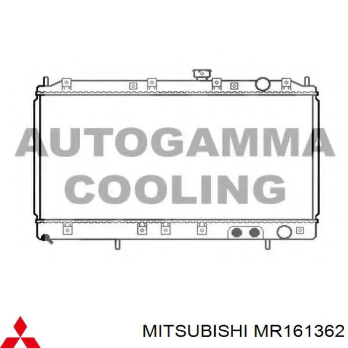 Радіатор основний Mitsubishi MR161362 ціна, від  